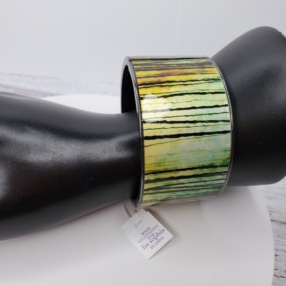 New Lia Sophia sundown stretch cuff bracelet women fashion jewelry #0169 - Picture 4 of 10